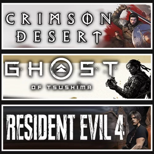  Crimson Desert +Tsushima +Resident Evil 4